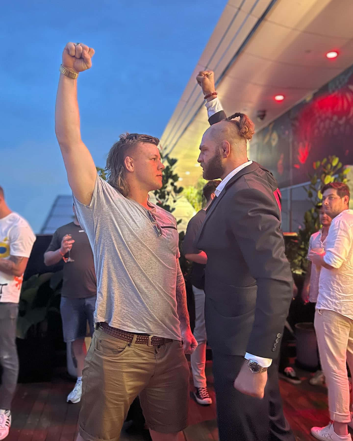 Jimmy Crute Fist Pump In The Air