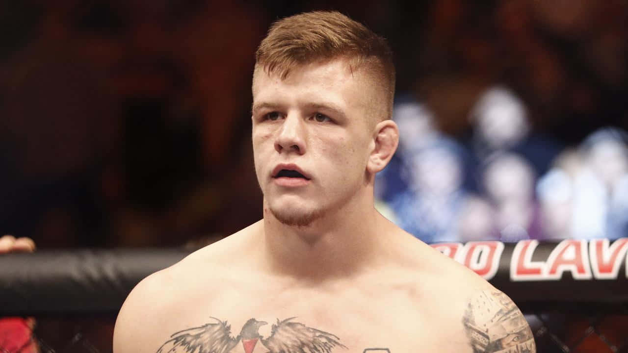 Jimmy Crute In The Ufc Ring Background
