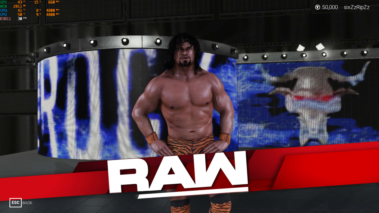 Jimmy Snuka Raw Action Character Background