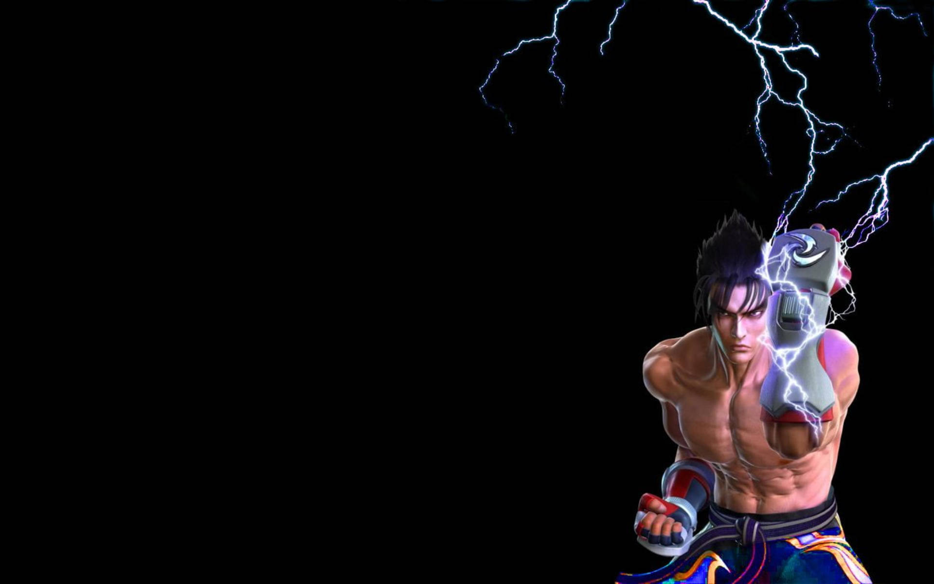 Jin Kazama Lightning Fist Background