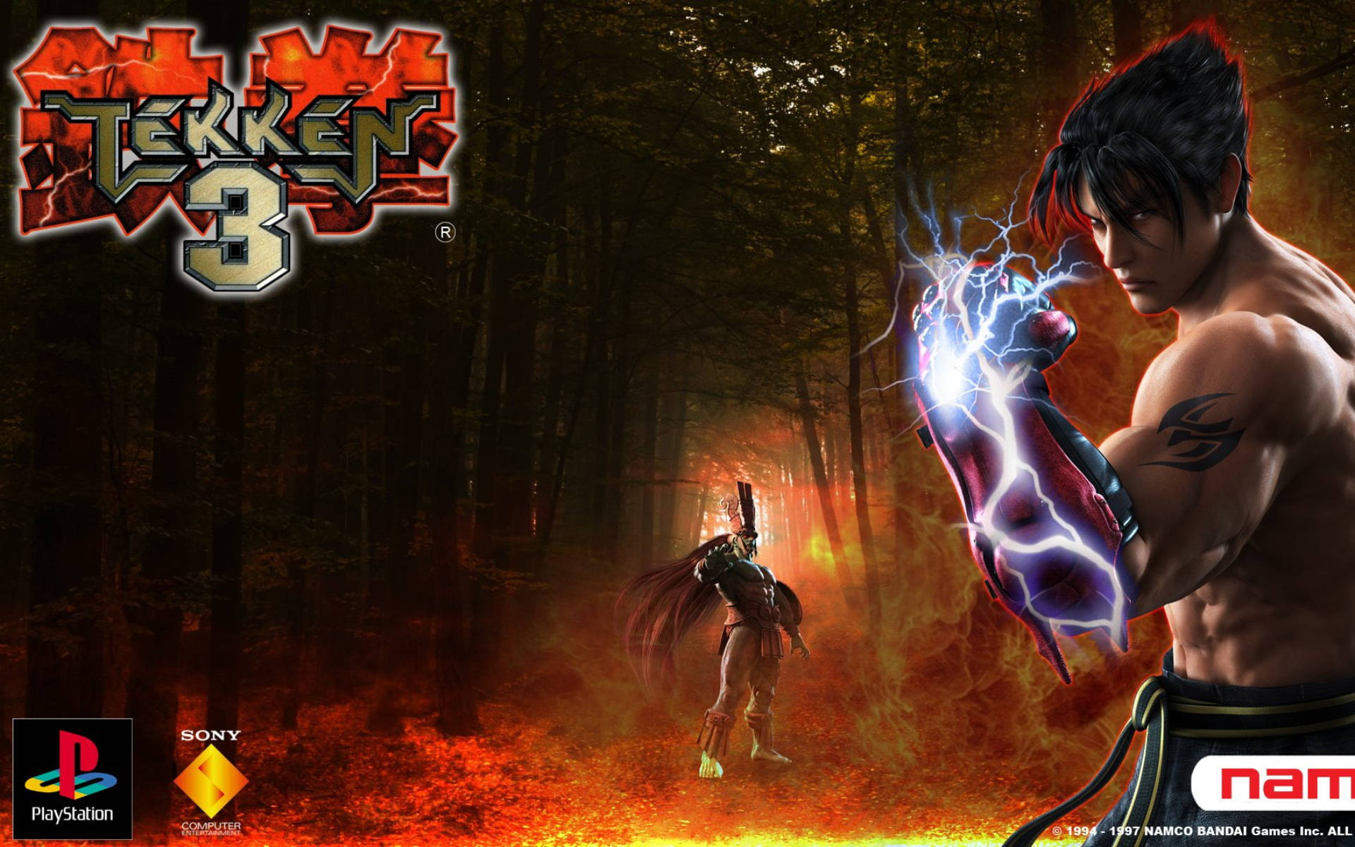 Jin Kazama Tekken 3 Poster Background