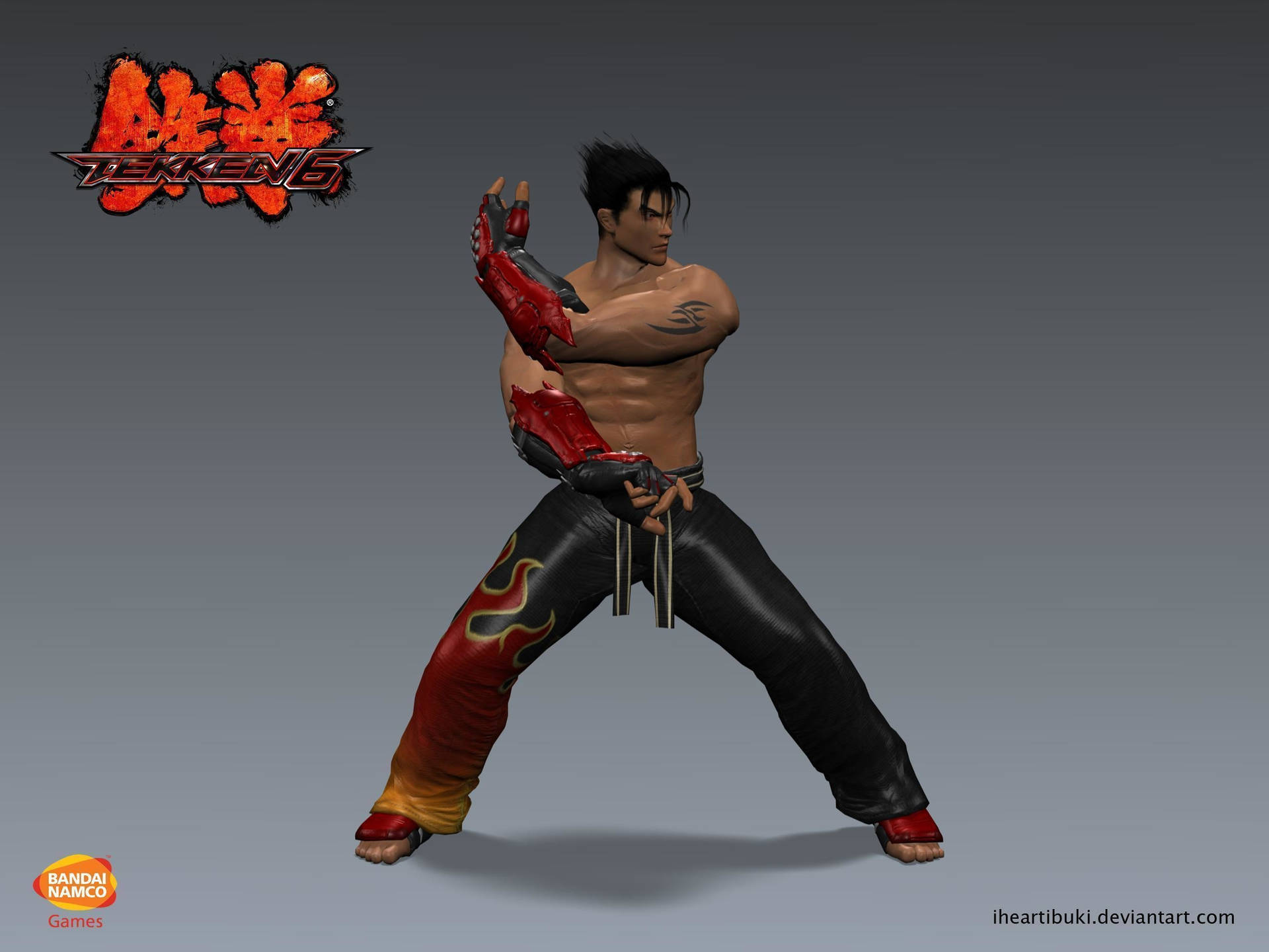 Jin Kazama Tekken 6 Cover Background
