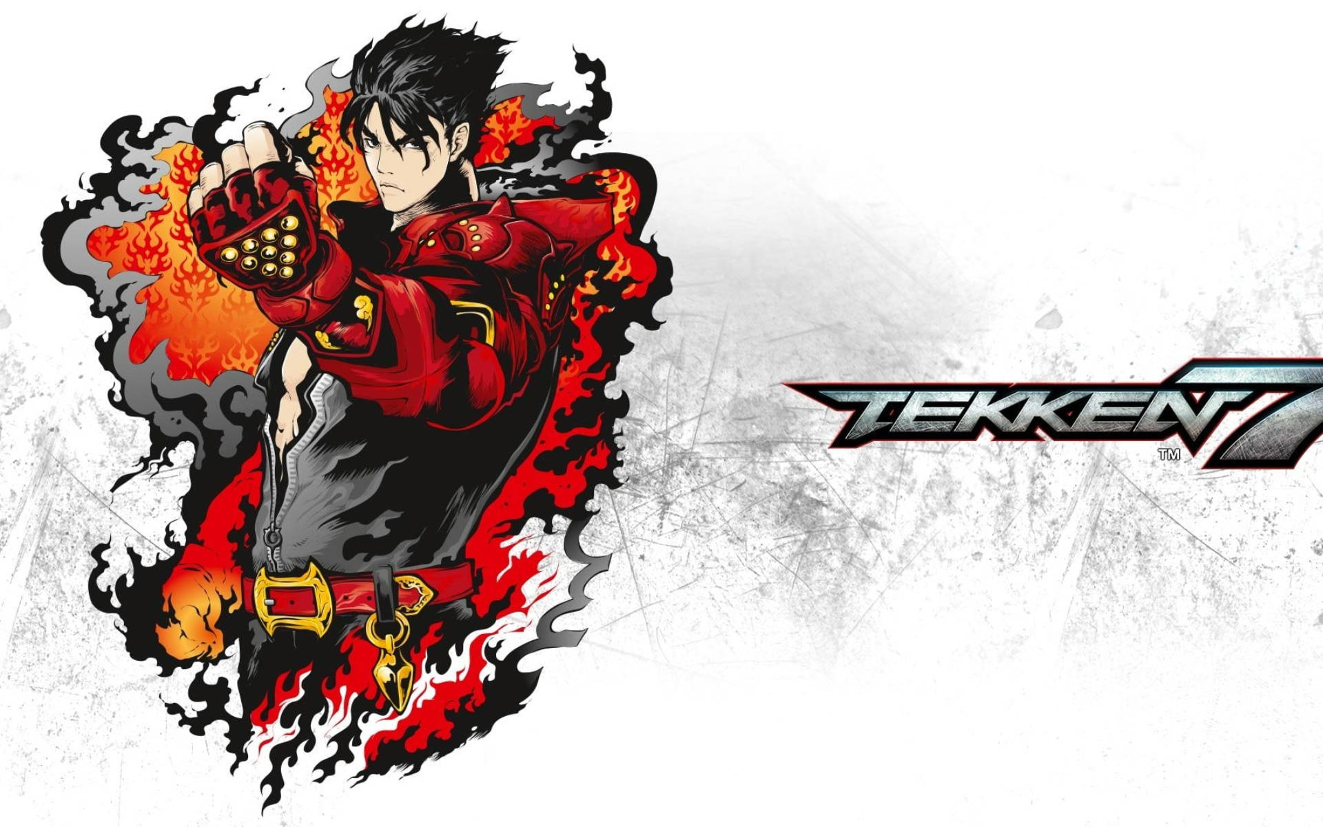 Jin Kazama Tekken 7 Comic Cover Background