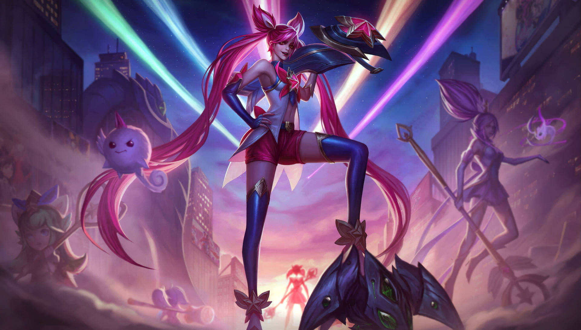 Jinx With The Star Guardians Background