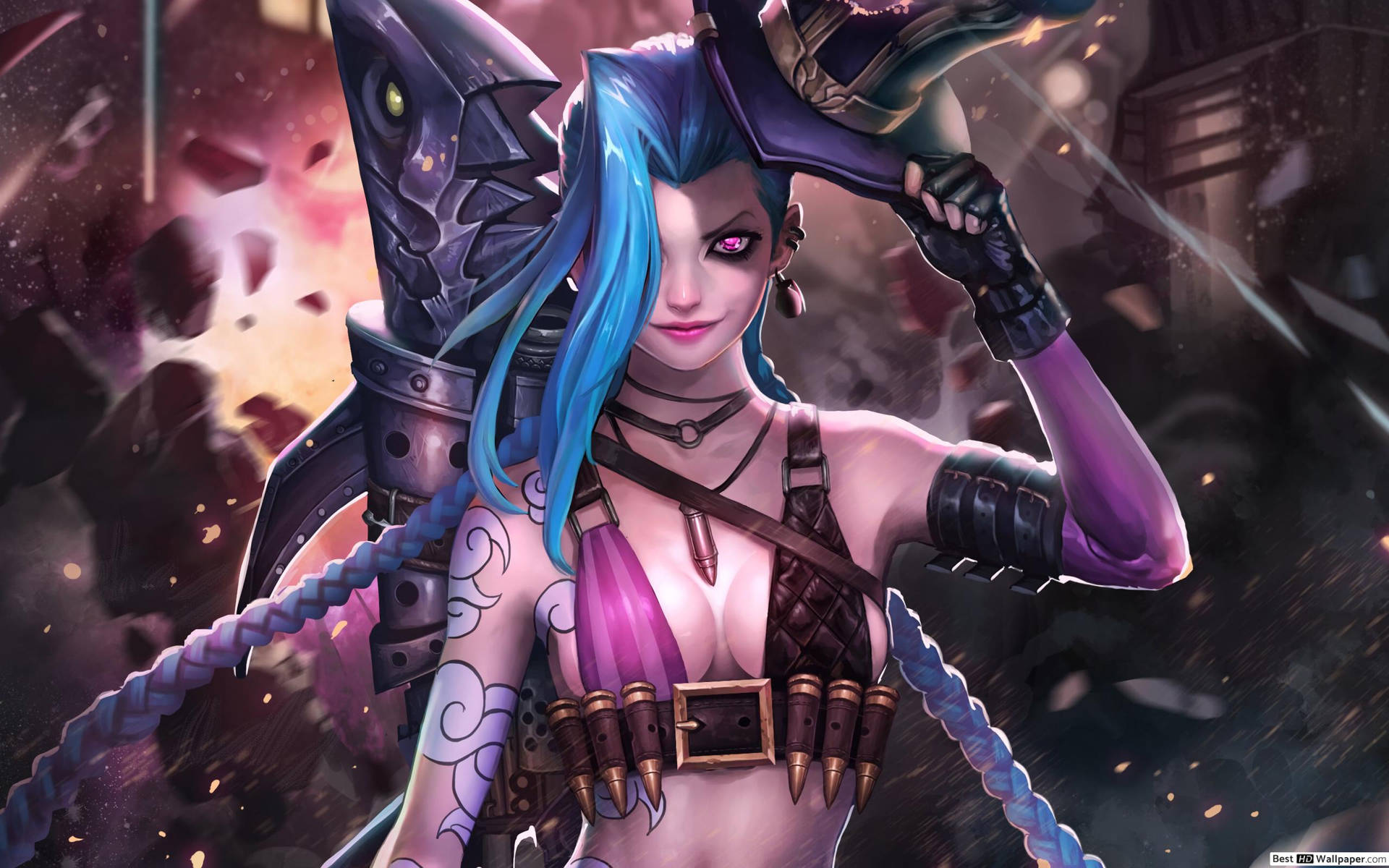 Jinx With Top Hat Background