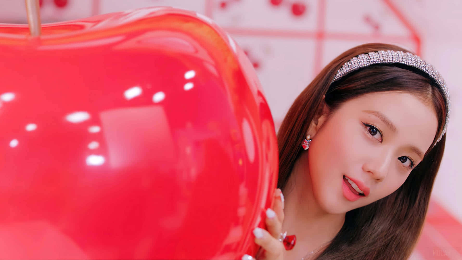 Jisoo Blackpink Cherry Cute Background