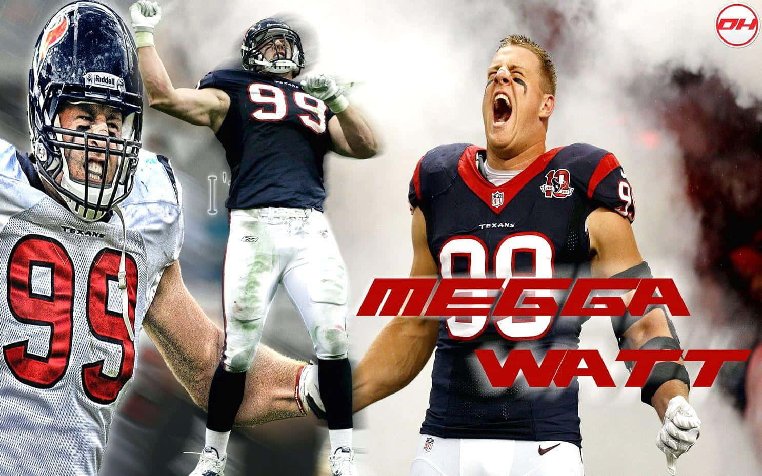 Jj Watt Of The Houston Texans Background