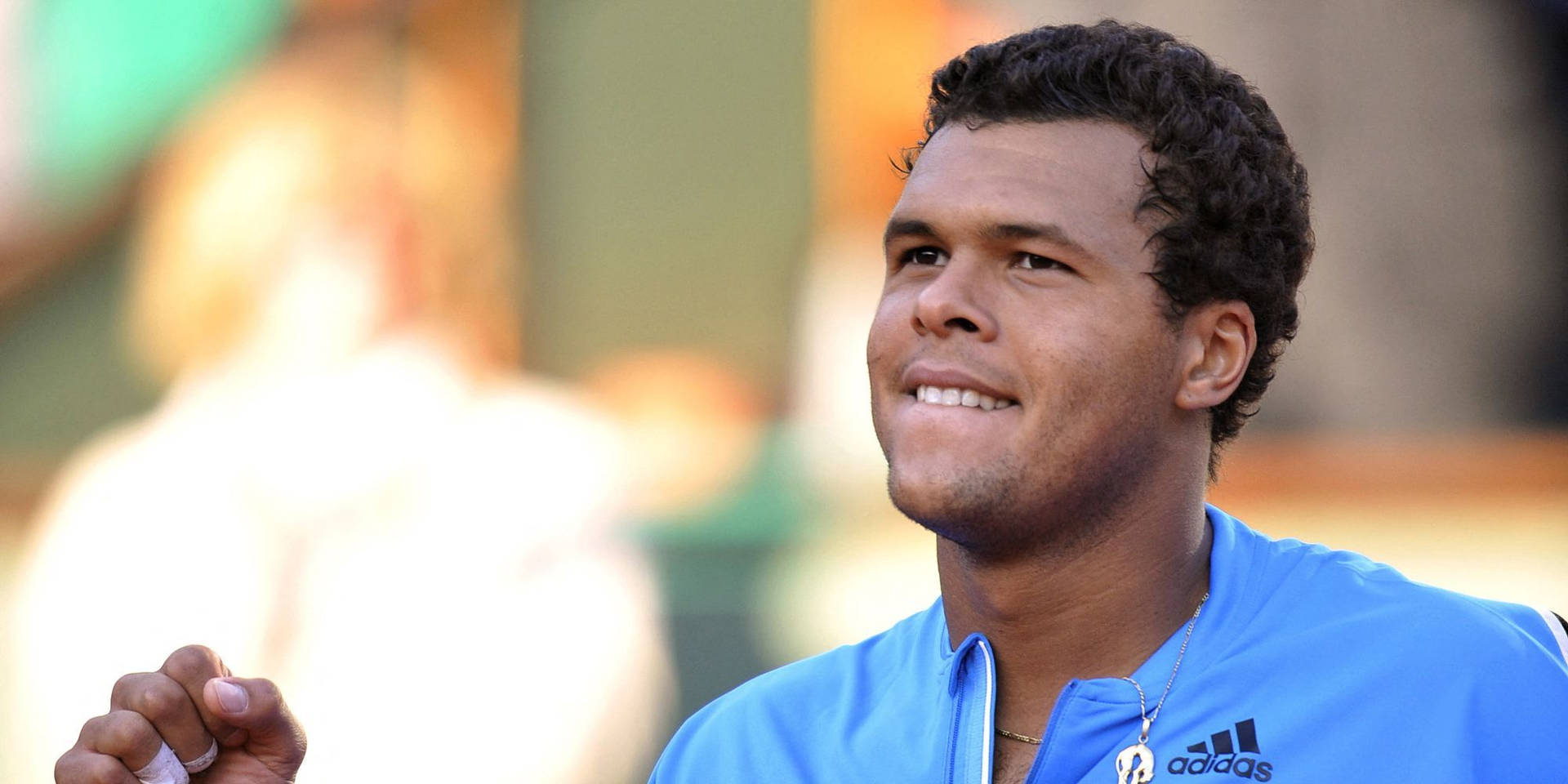 Jo-wilfried Tsonga Biting His Lip