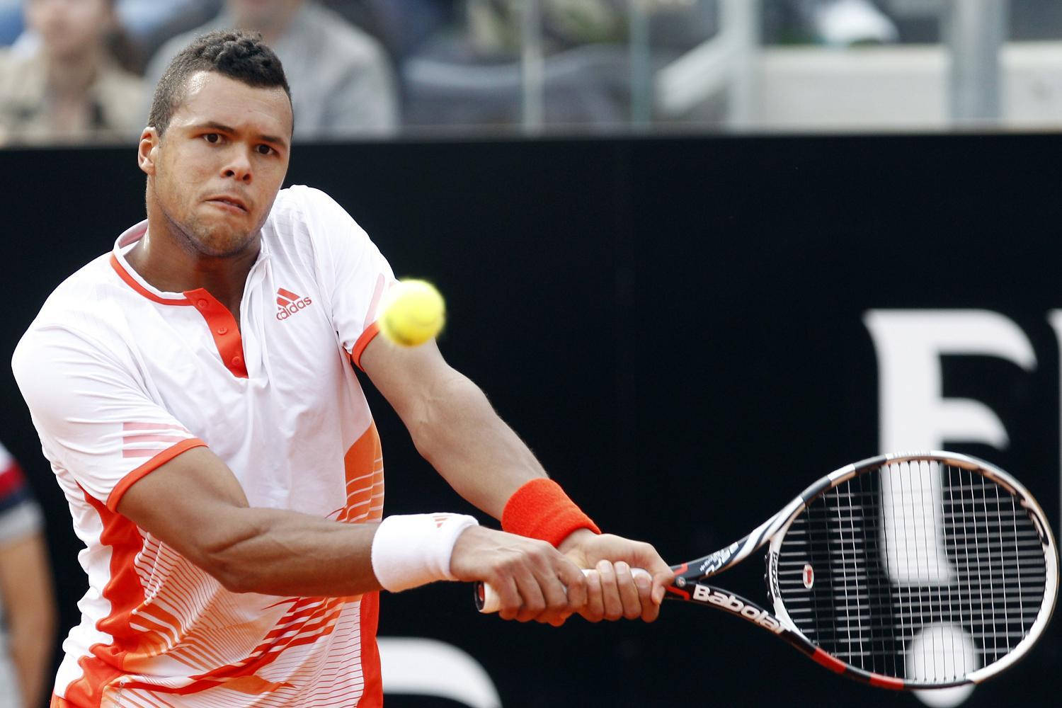 Jo-wilfried Tsonga Frowning Background