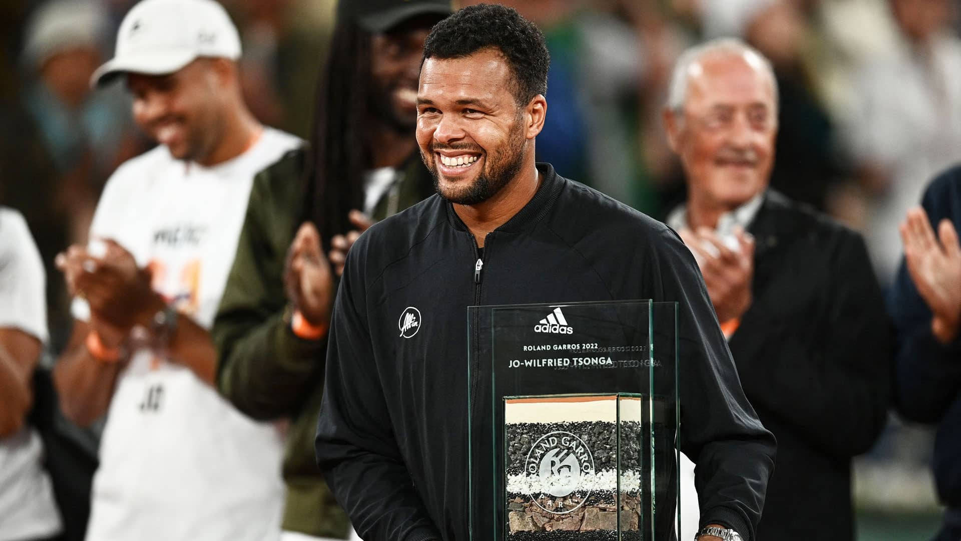 Jo-wilfried Tsonga Roland Garros Trophy Background