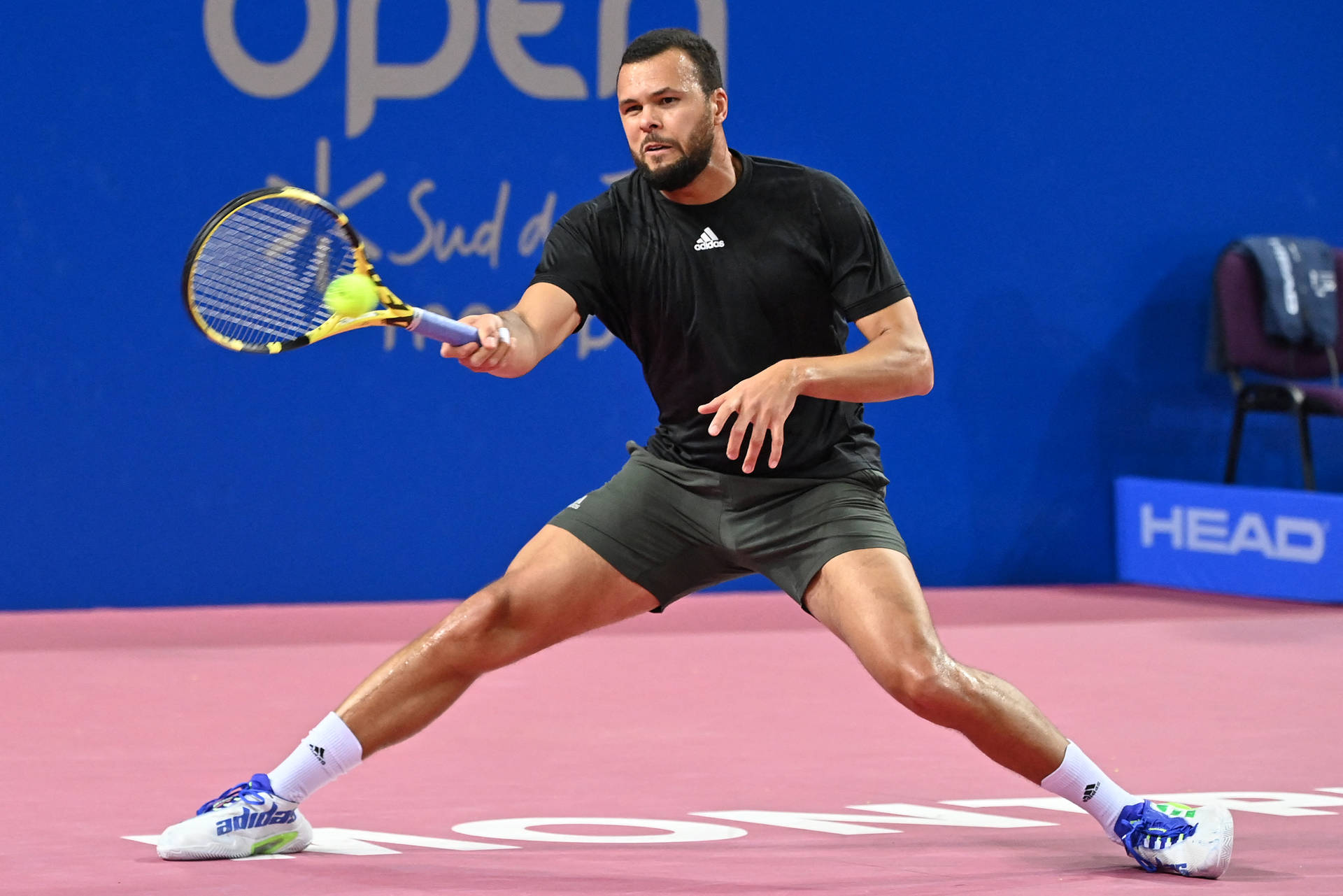 Jo-wilfried Tsonga's Precise Forehand Strike