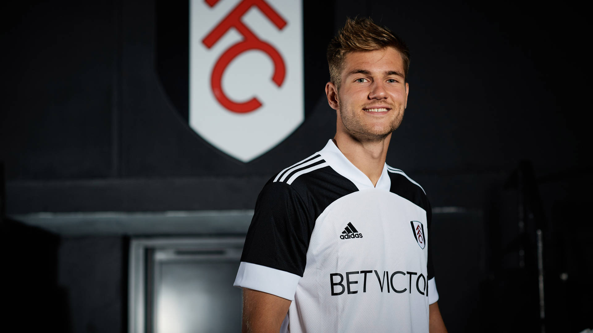 Joachim Andersen Wearing Black And White Background