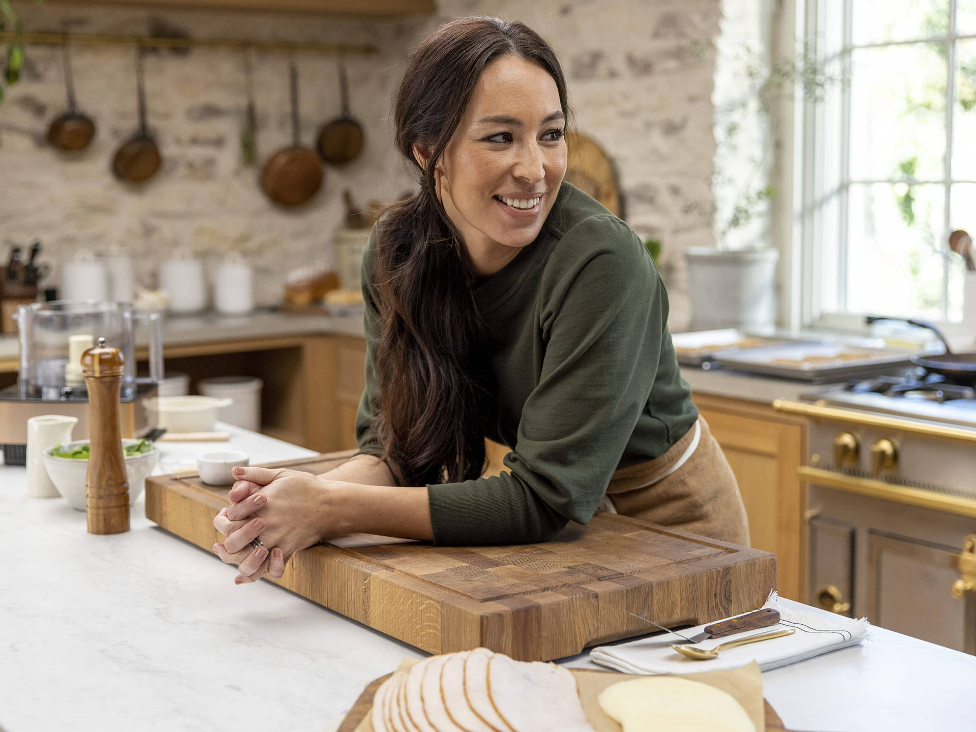 Joanna Gaines's Rustic Kitchen Design Background