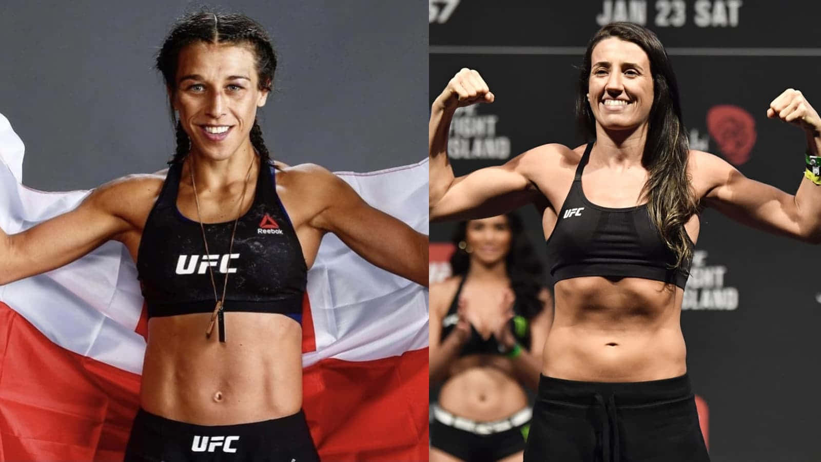 Joanna Jedrzejczyk & Amanda Ribas Background