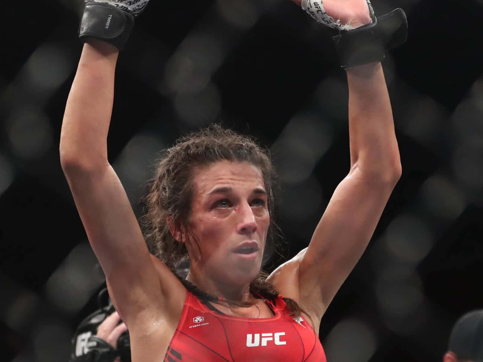 Joanna Jedrzejczyk Hand Up Background