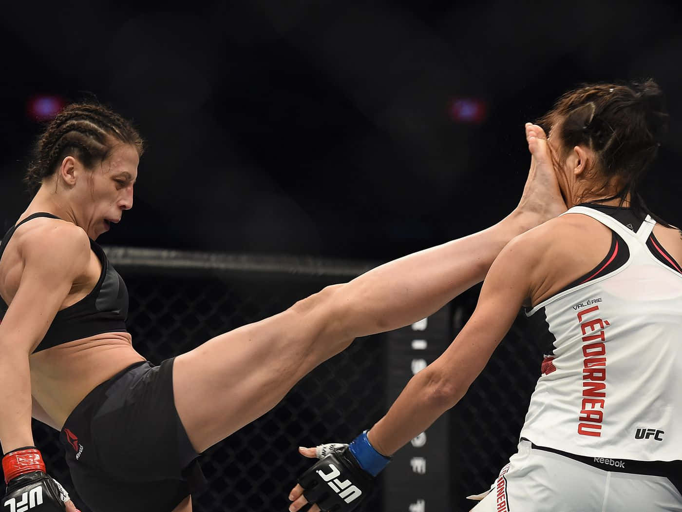 Joanna Jedrzejczyk High Kick Background