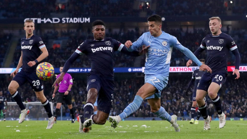 Joao Cancelo Against Three Background