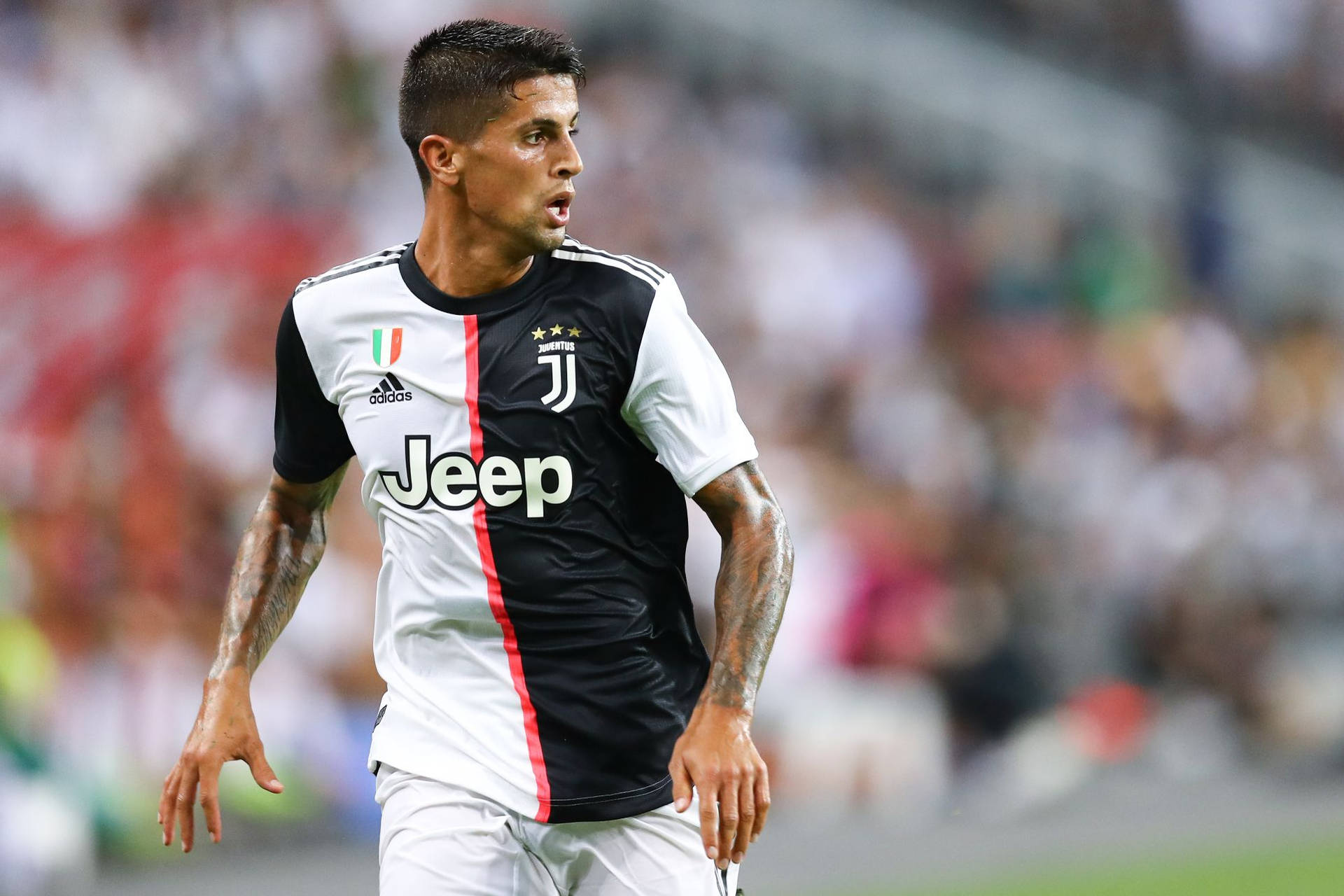 Joao Cancelo Black And White Background