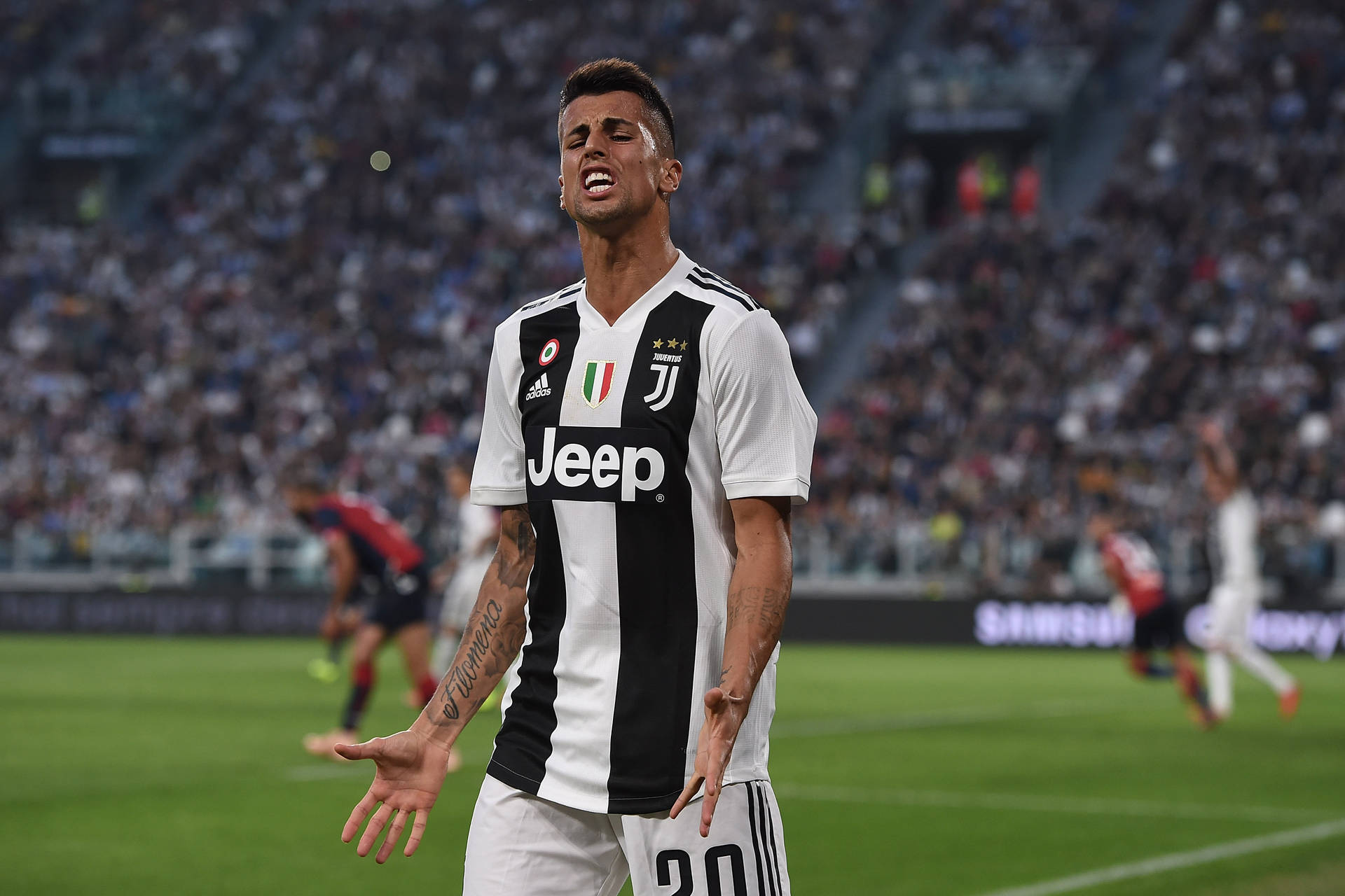 Joao Cancelo Frustration Background