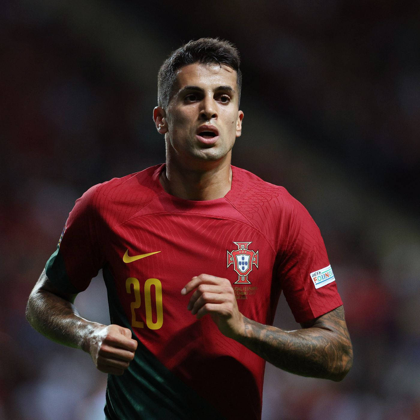 Joao Cancelo Jogging Background