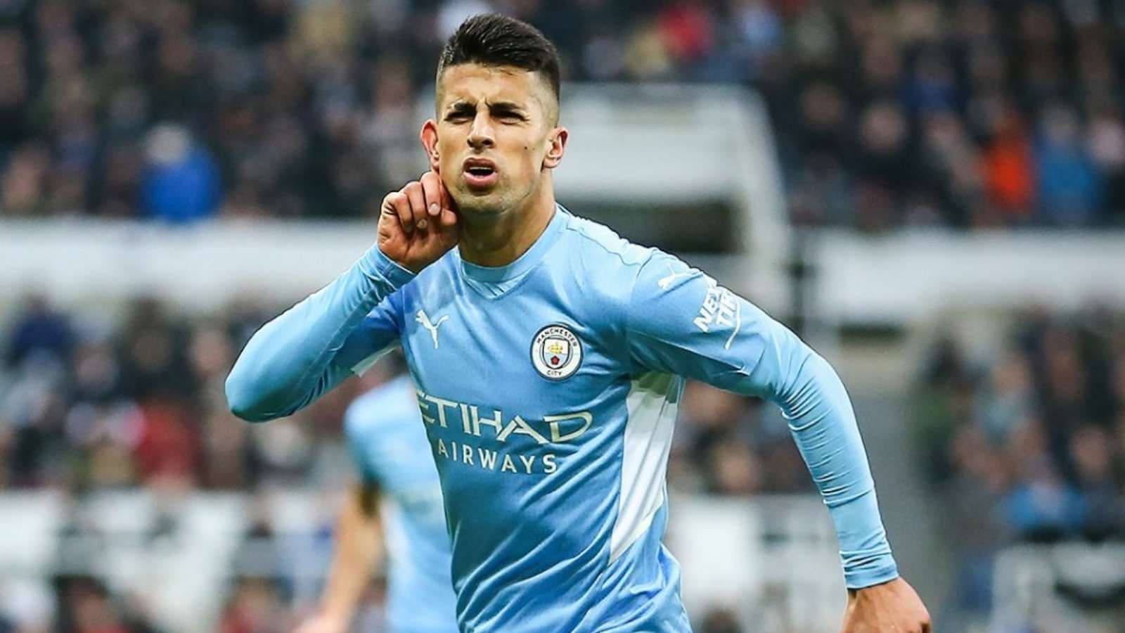 Joao Cancelo Squinting Background