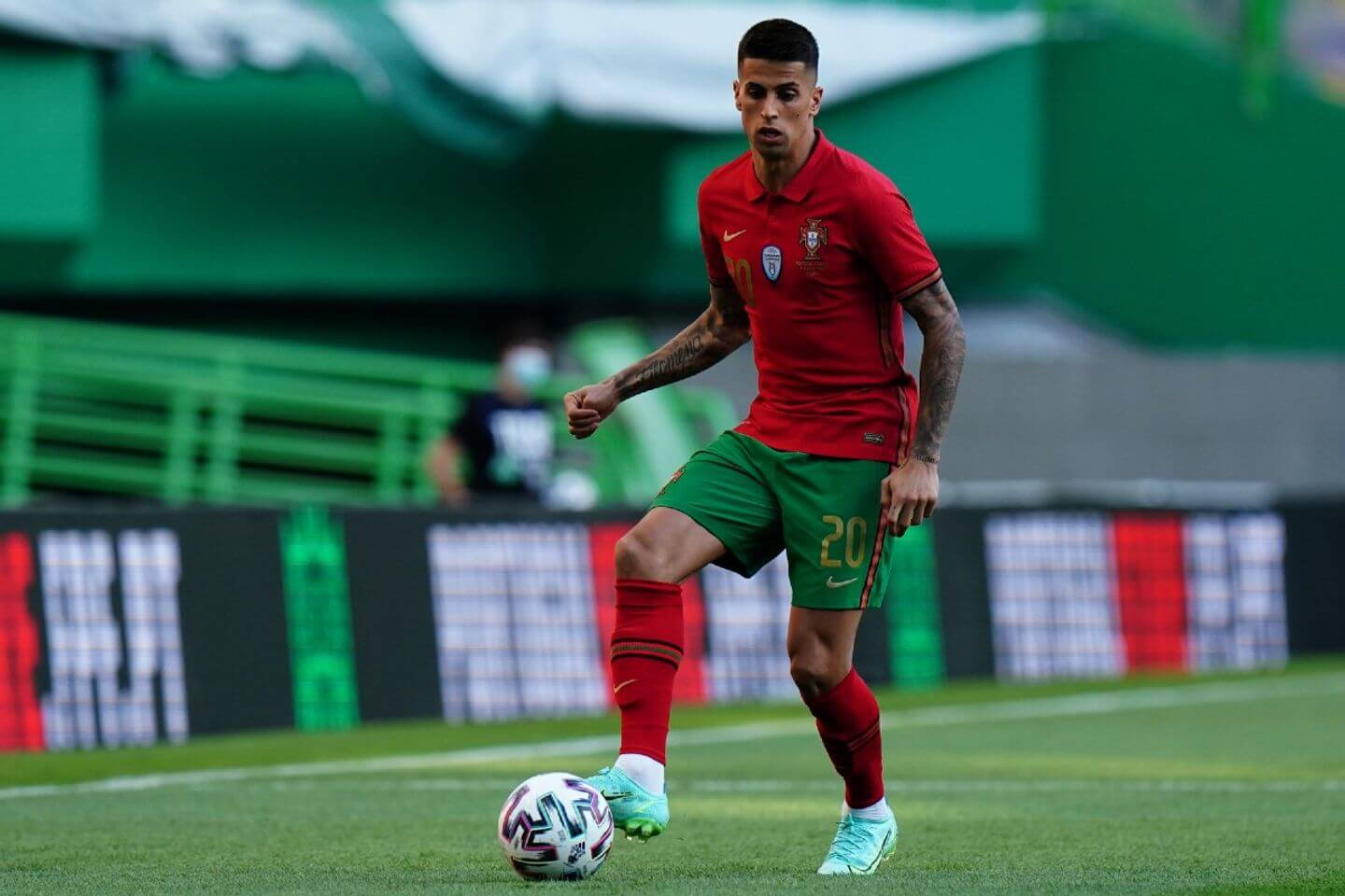 Joao Cancelo Tattoed Arm Background