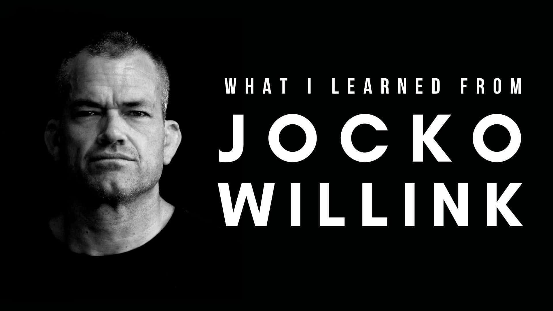Jocko Willink Poster Background