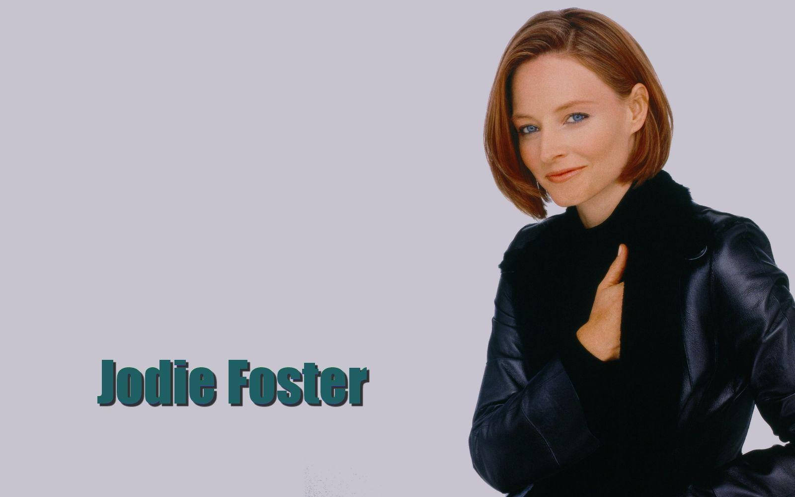 Jodie Foster In Black Jacket Background