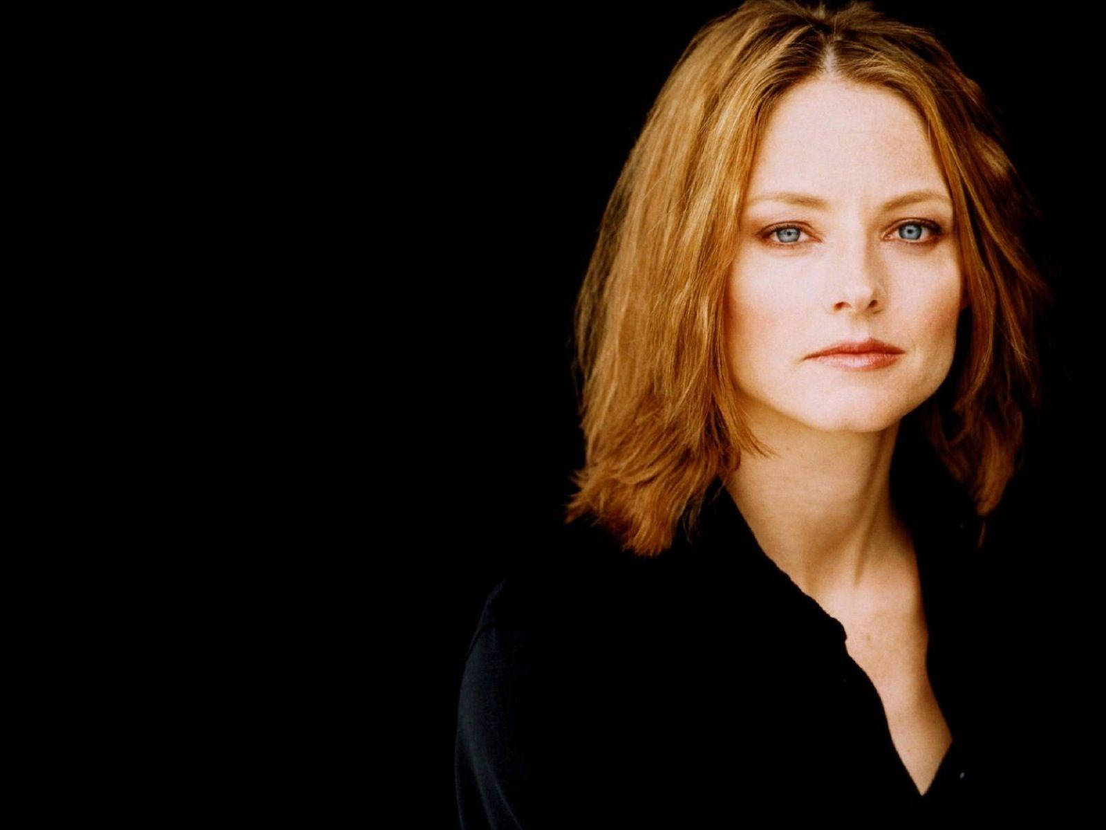 Jodie Foster In Black Background