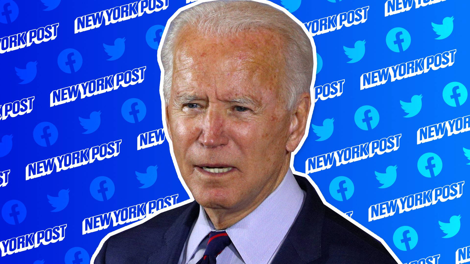 Joe Biden New York Post Background
