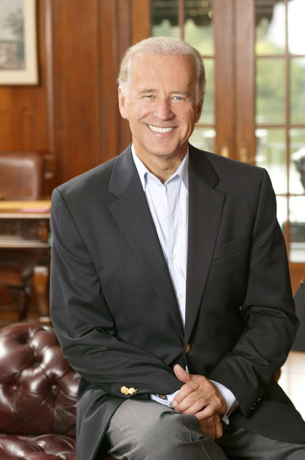 Joe Biden, Smiling During His 2020 Campaign Background