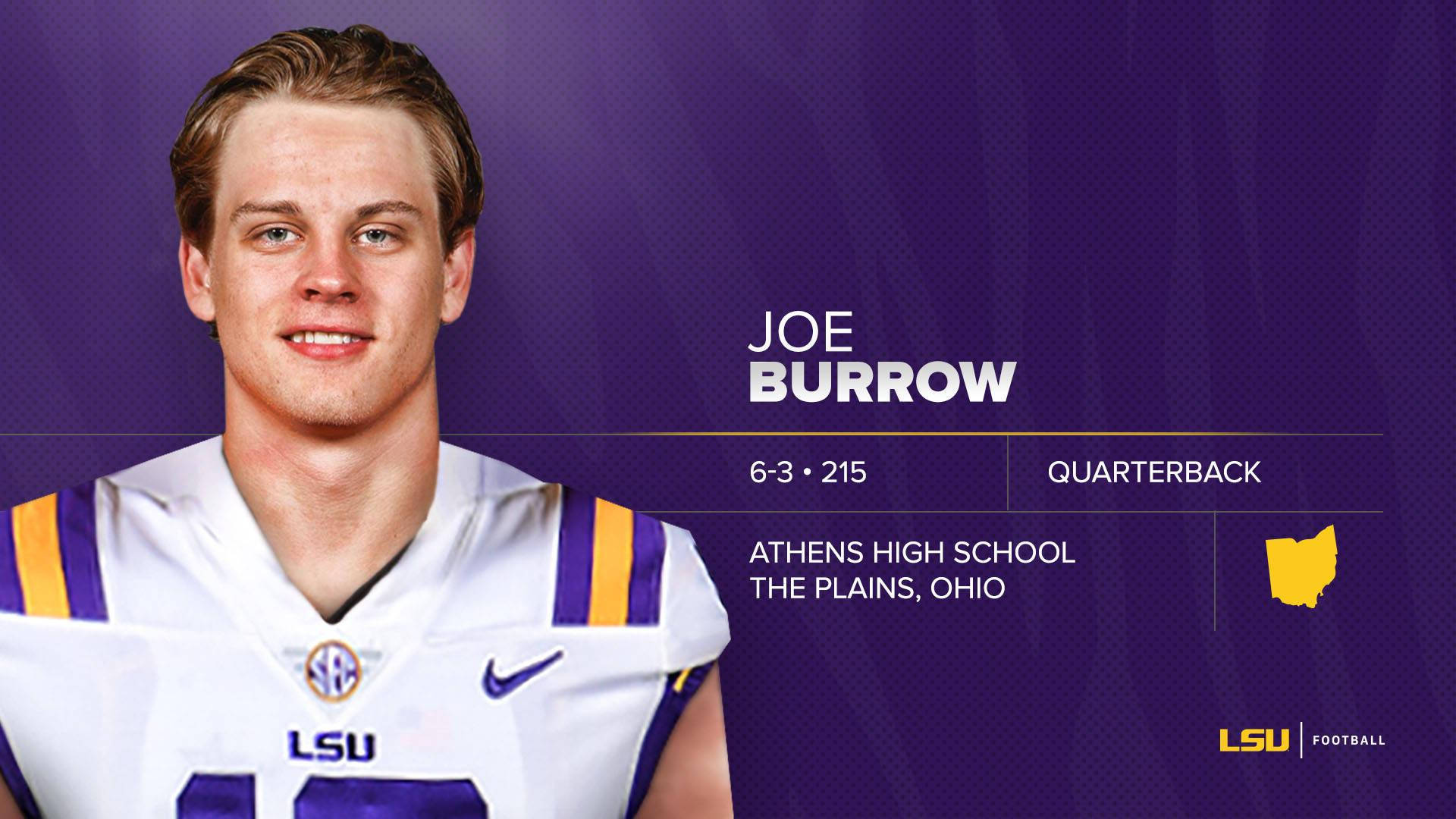 Joe Burrow Football Profile