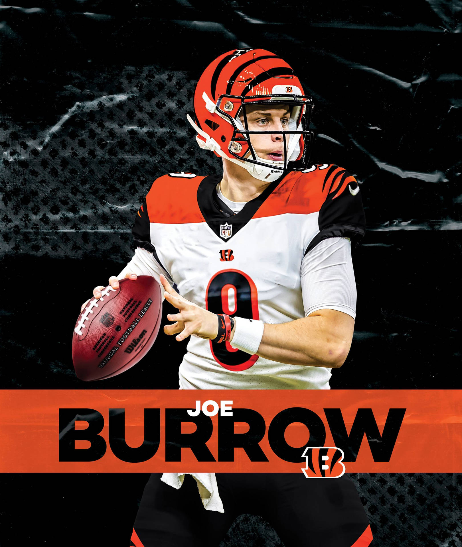Joe Burrow Poster Background