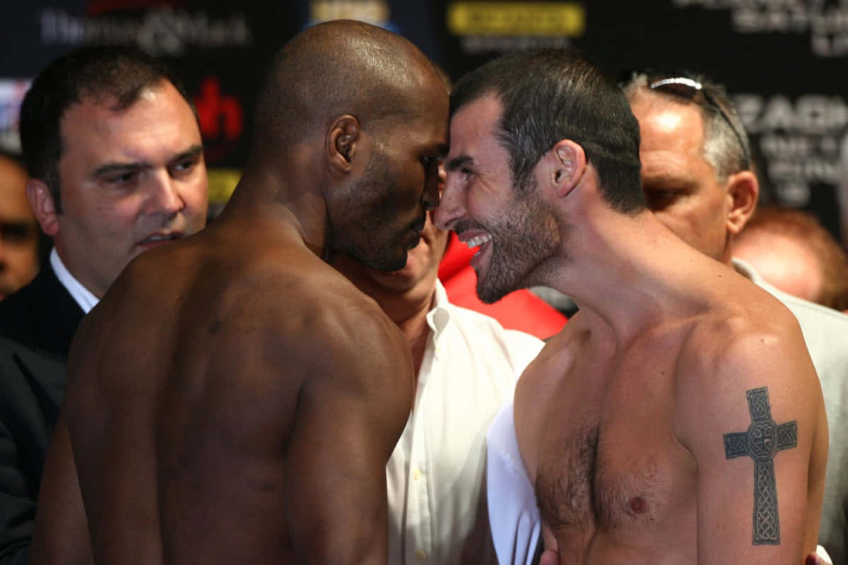 Joe Calzaghe And Bernard Hopkins Background