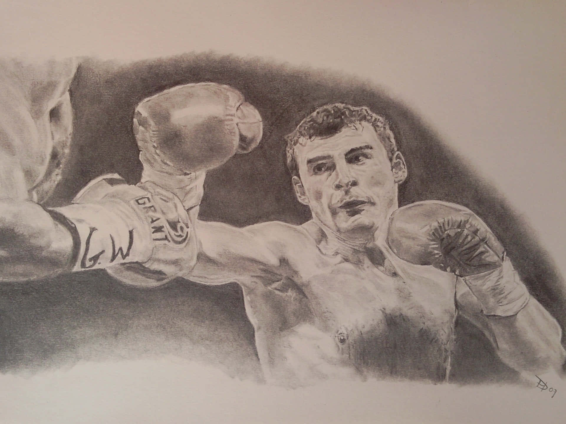 Joe Calzaghe's Sketch Background