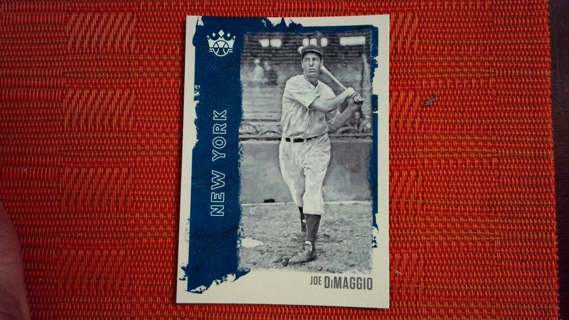 Joe Dimaggio Baseball Card Background