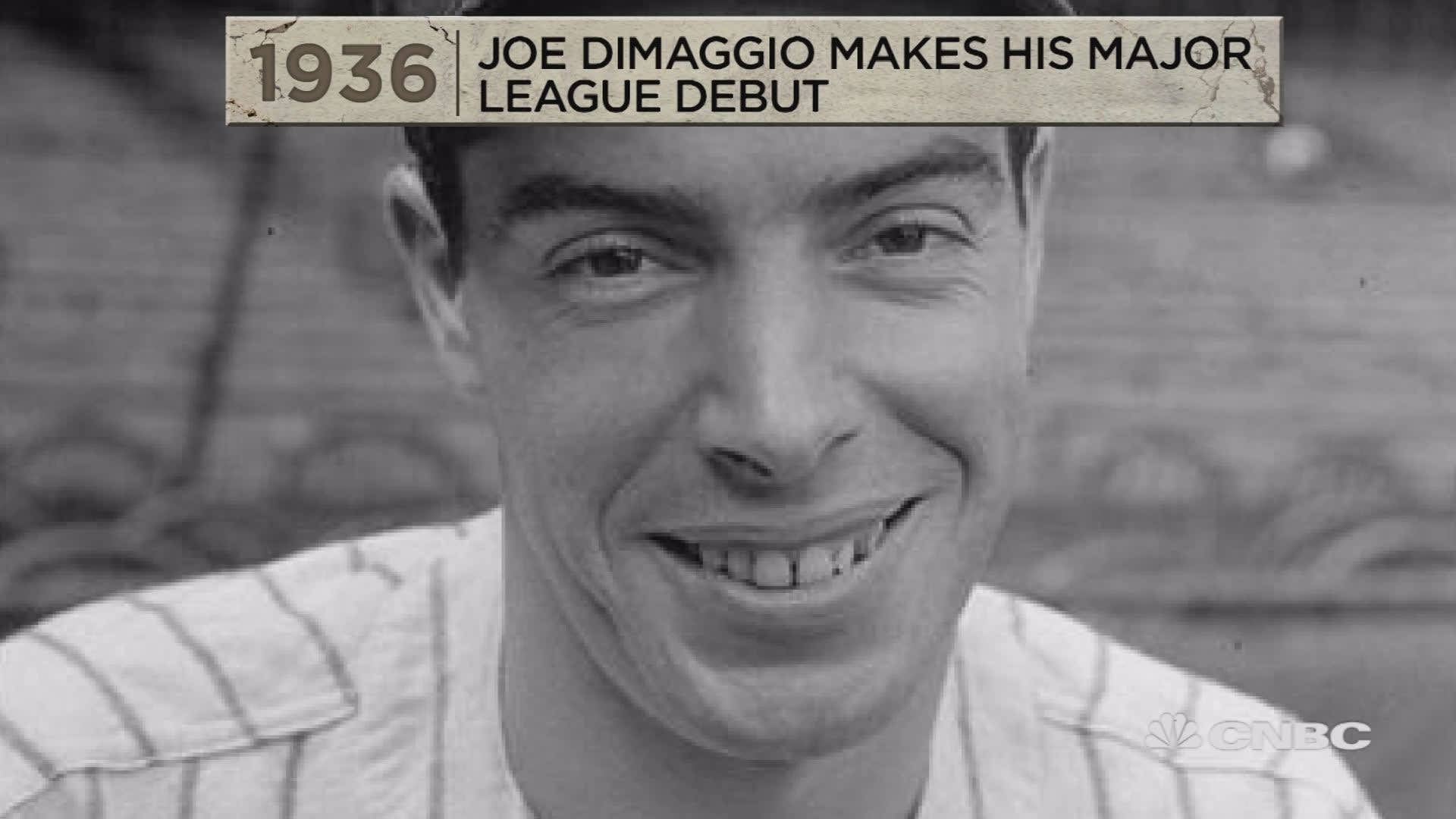 Joe Dimaggio League Debut Background