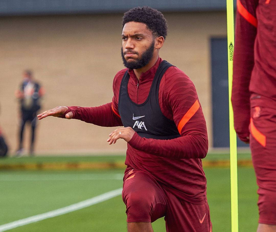 Joe Gomez Exercising On Field