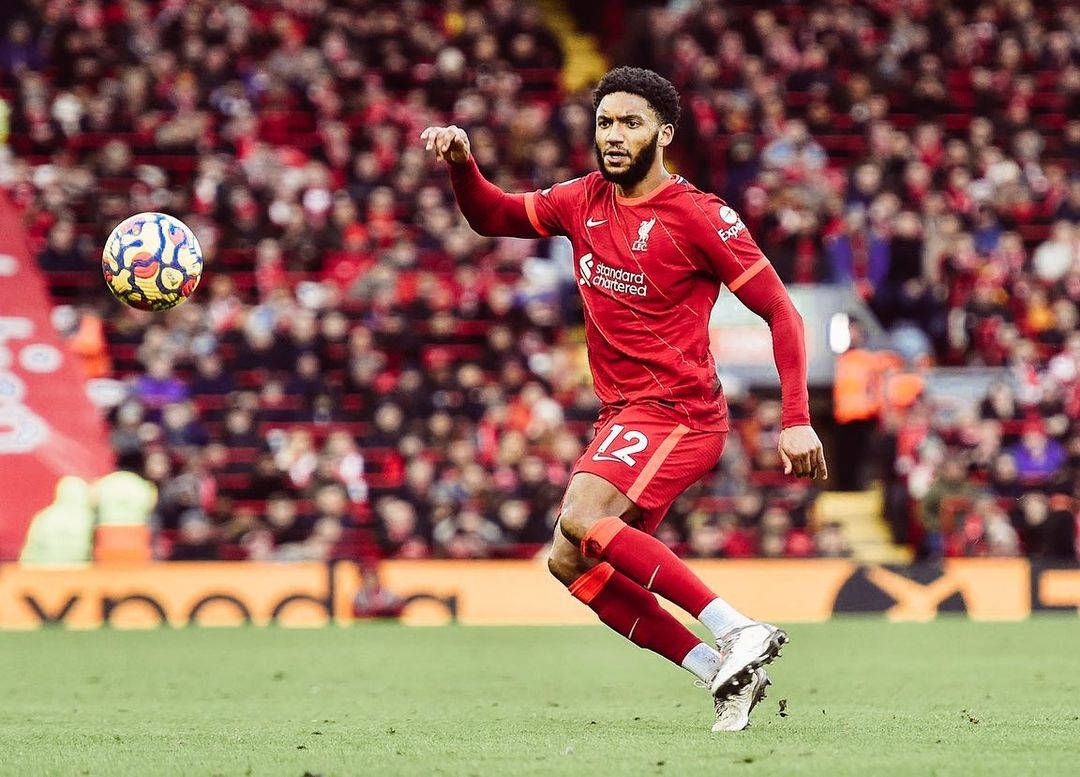 Joe Gomez Following A Ball