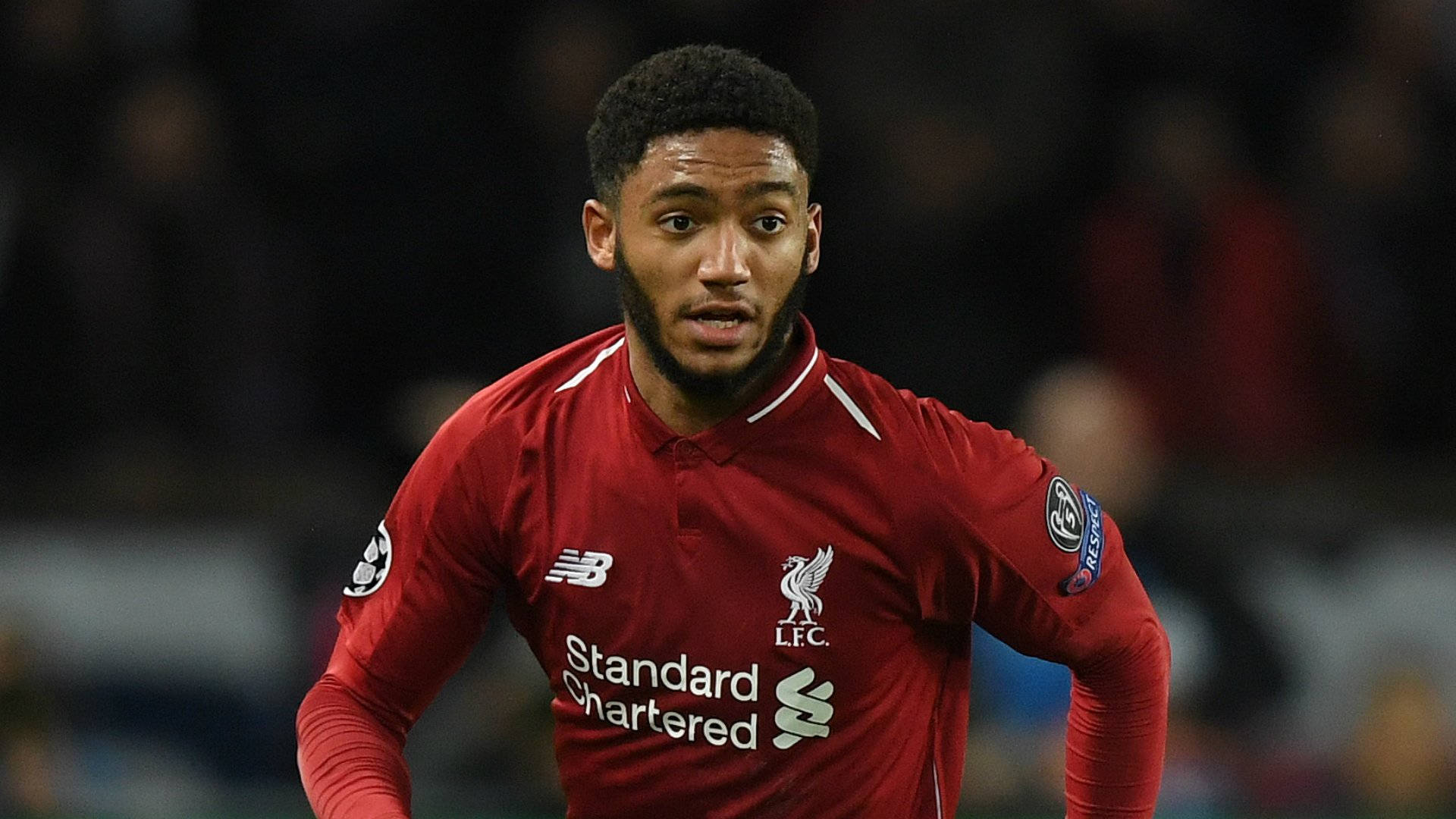 Joe Gomez In Action During Game