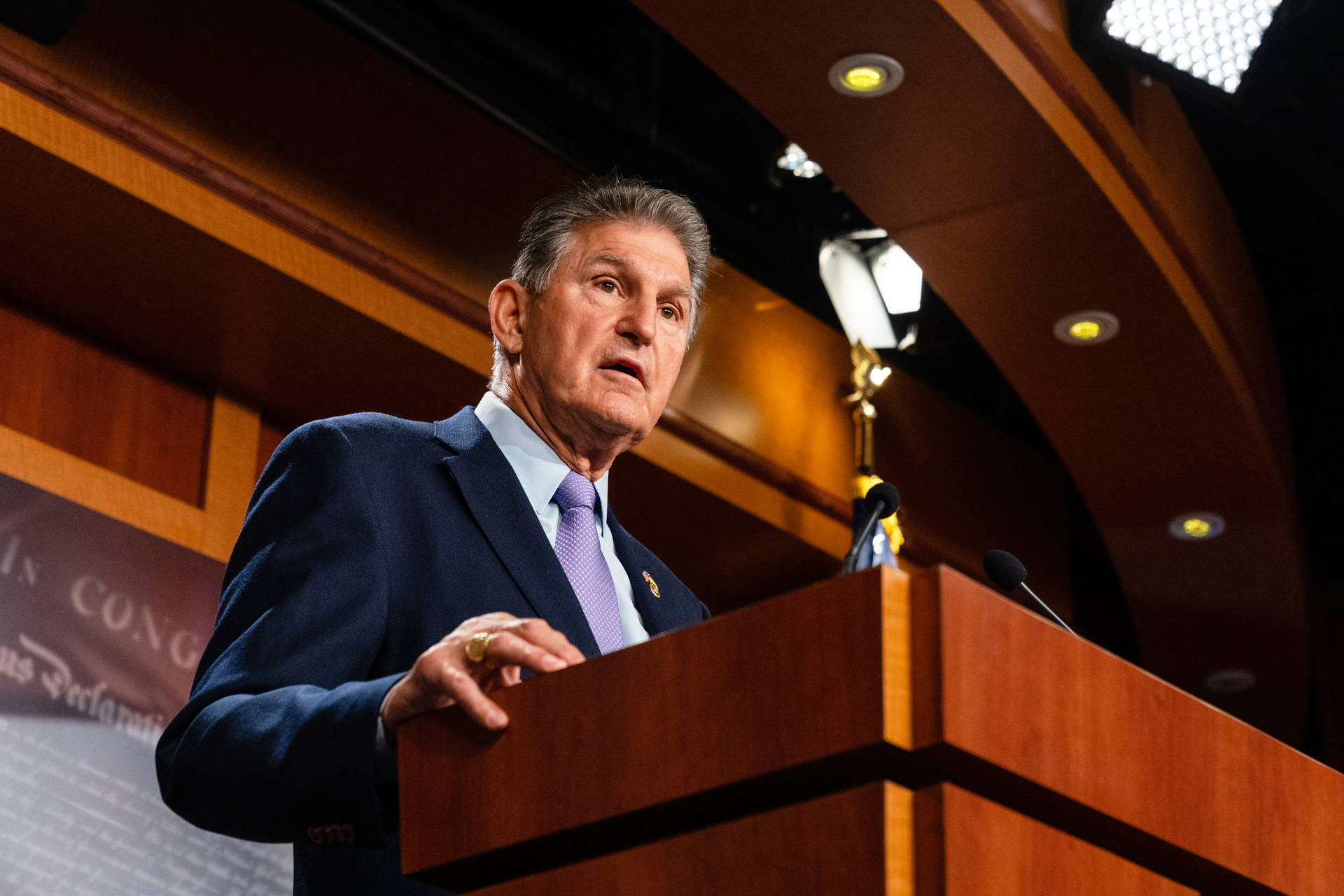 Joe Manchin Looking Shocked Background