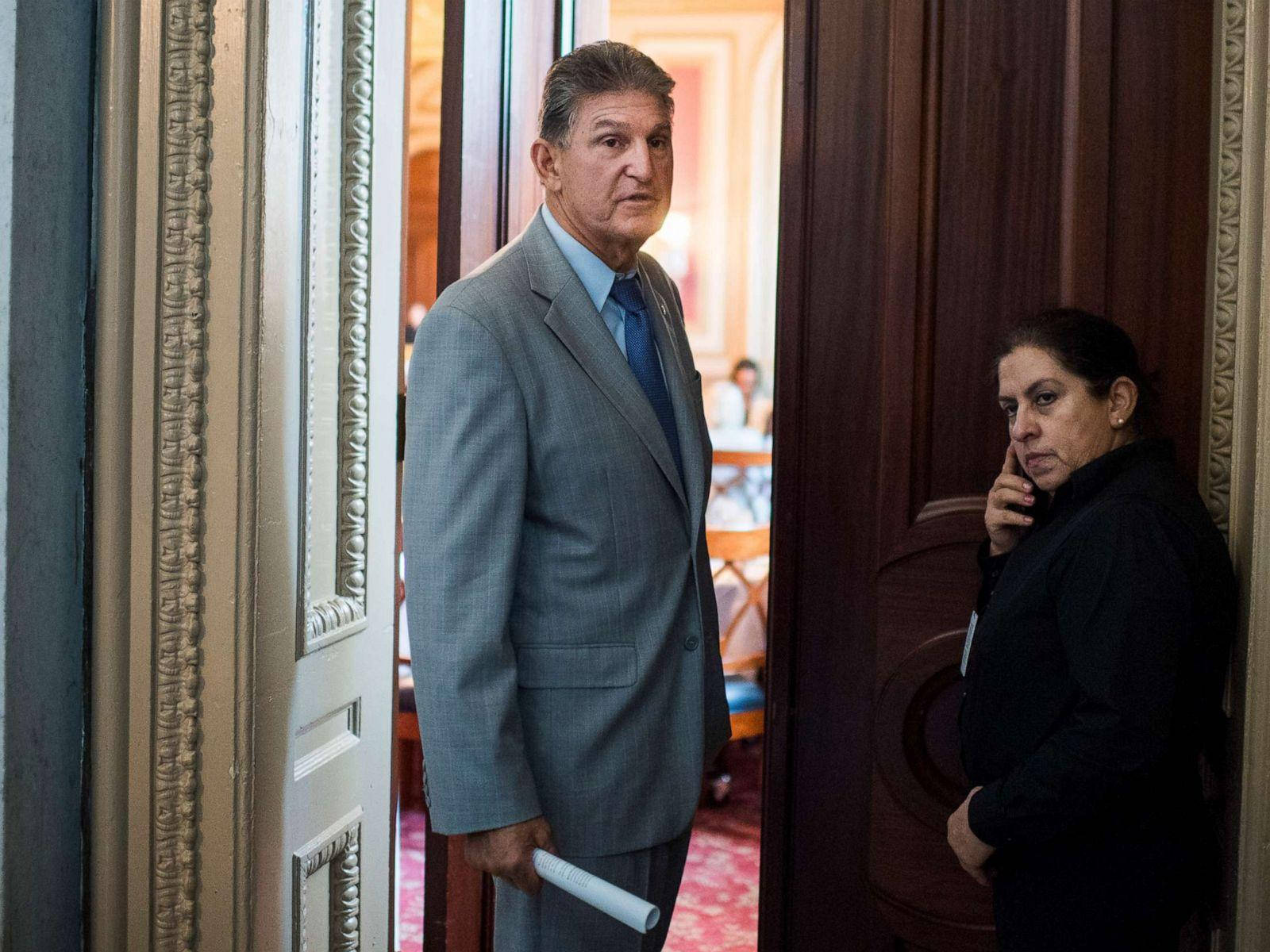 Joe Manchin On The Door Background