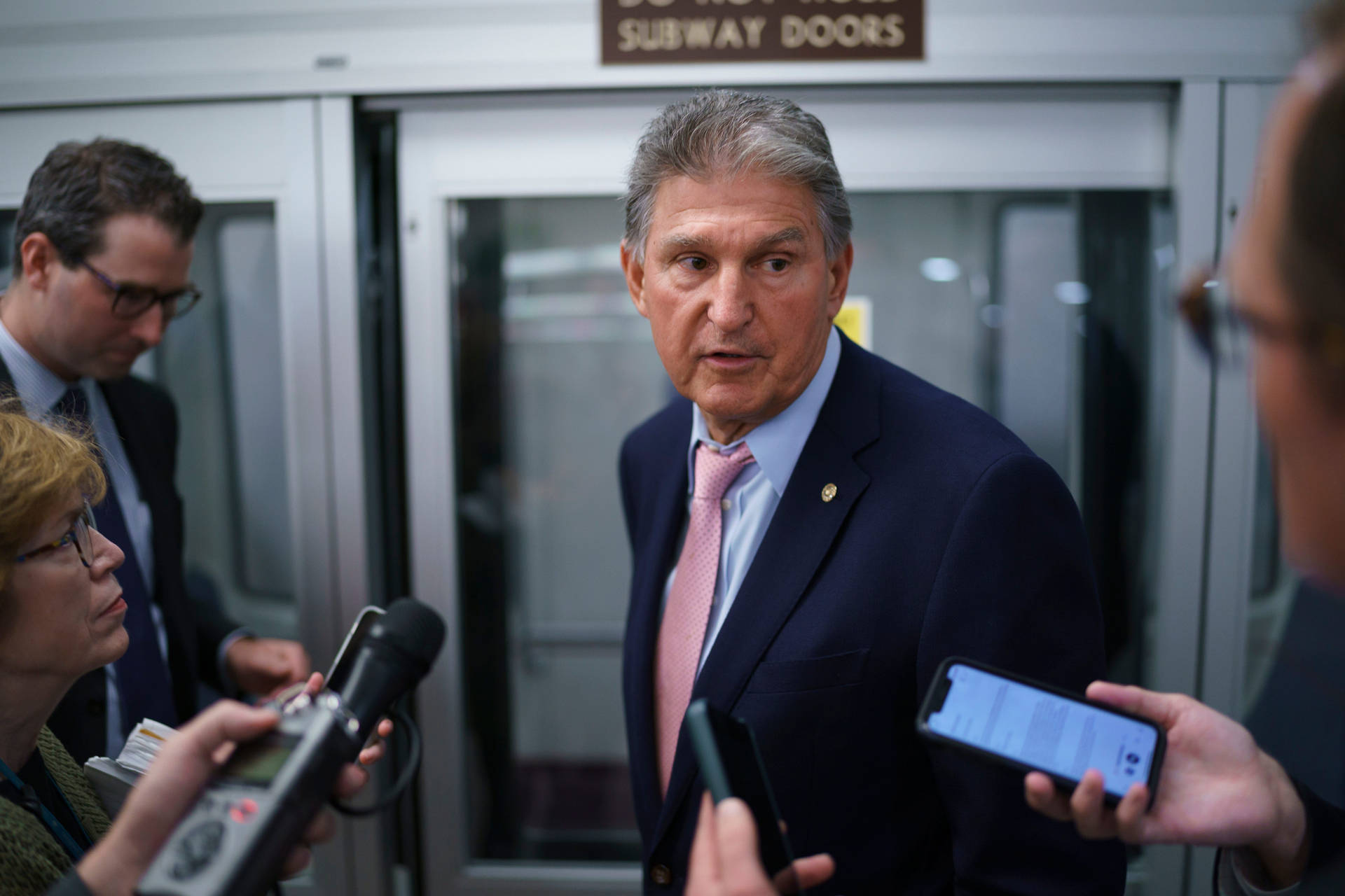 Joe Manchin Subway Interview Background