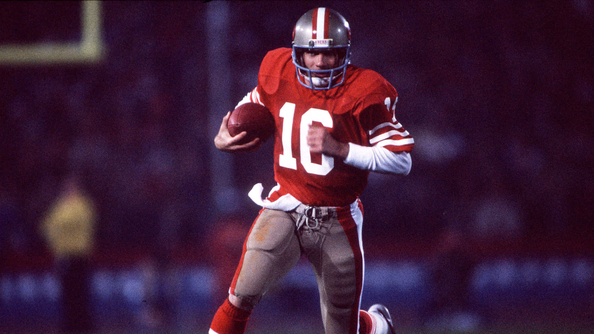 Joe Montana - Iconic Quarterback Of The San Francisco 49ers Background