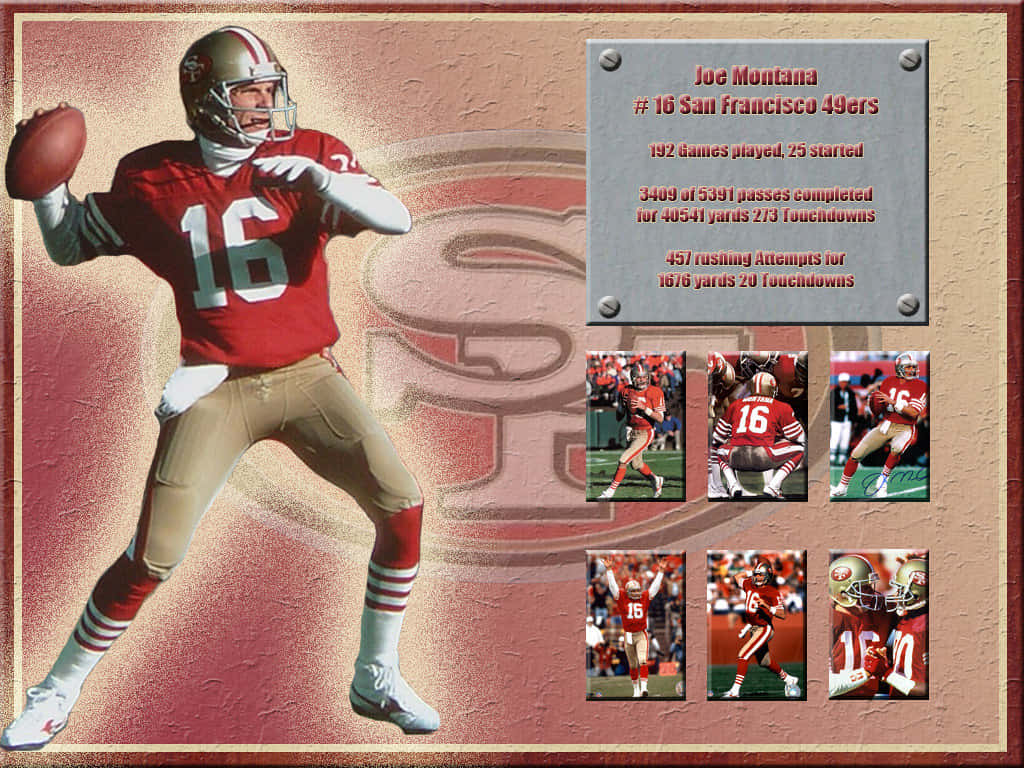 Joe Montana, Legendary San Francisco 49ers Quarterback Background