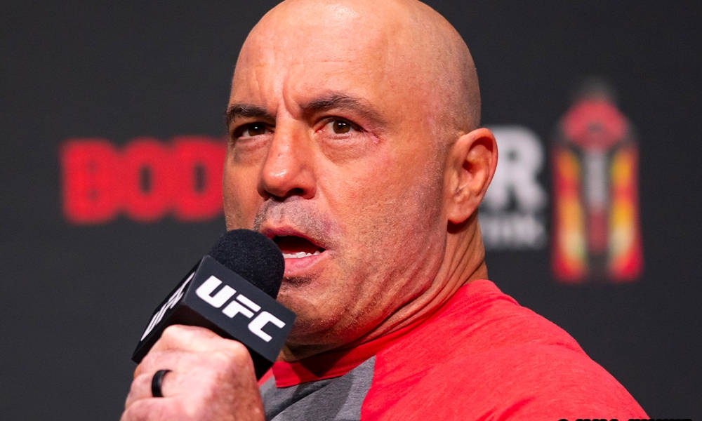 Joe Rogan At Ufc Background