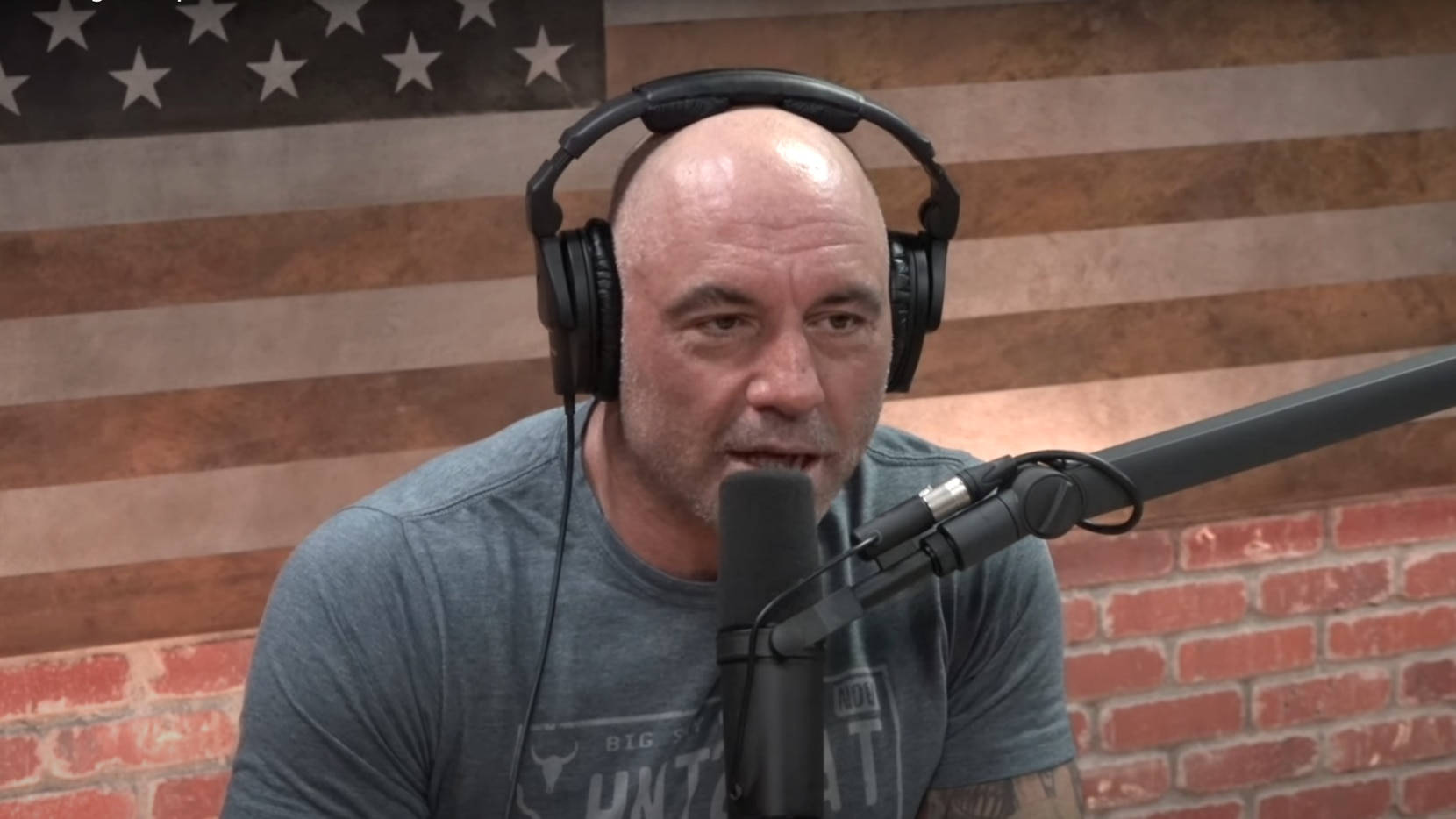 Joe Rogan Deep In Conversation On His Signature Podcast