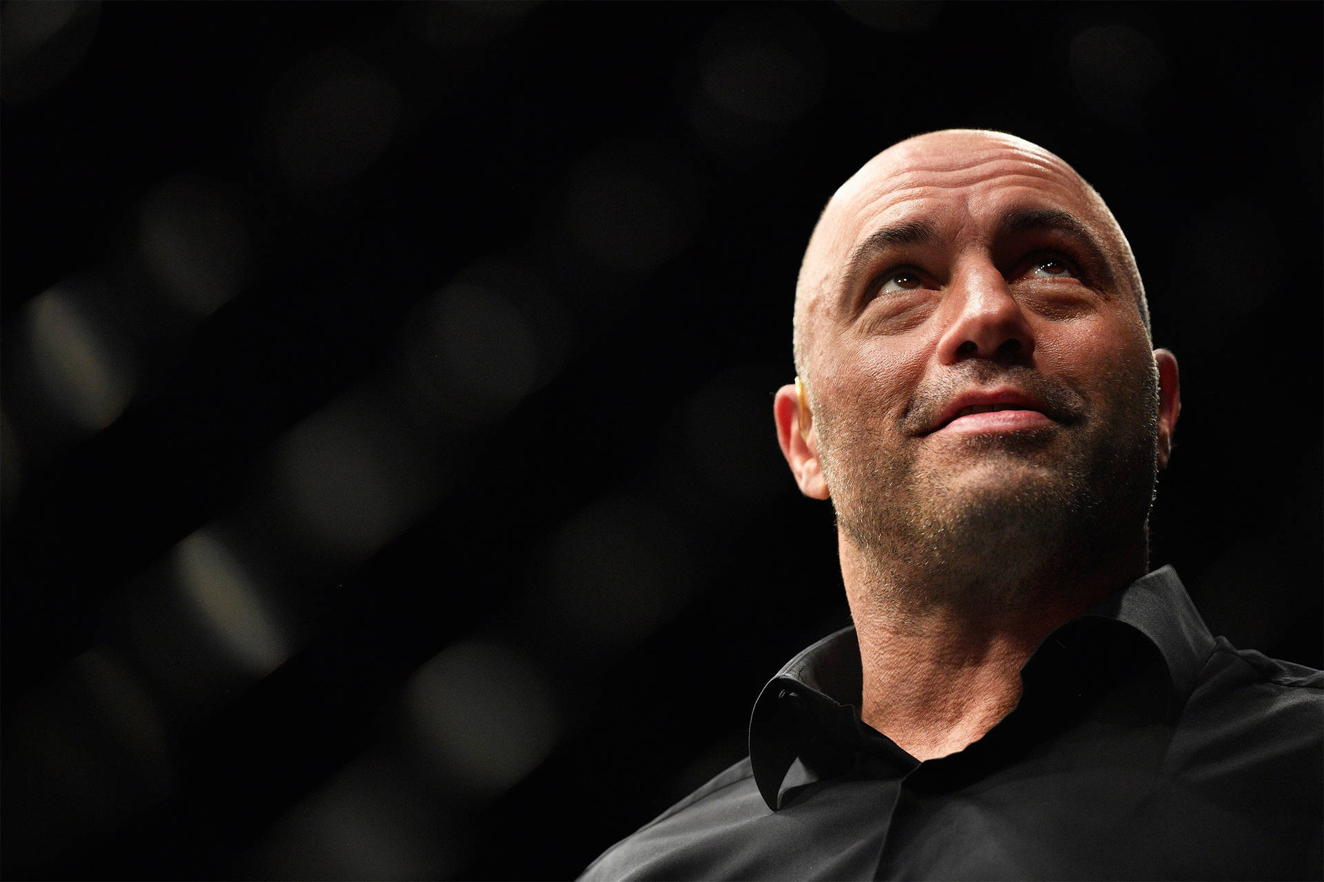 Joe Rogan Looking Up