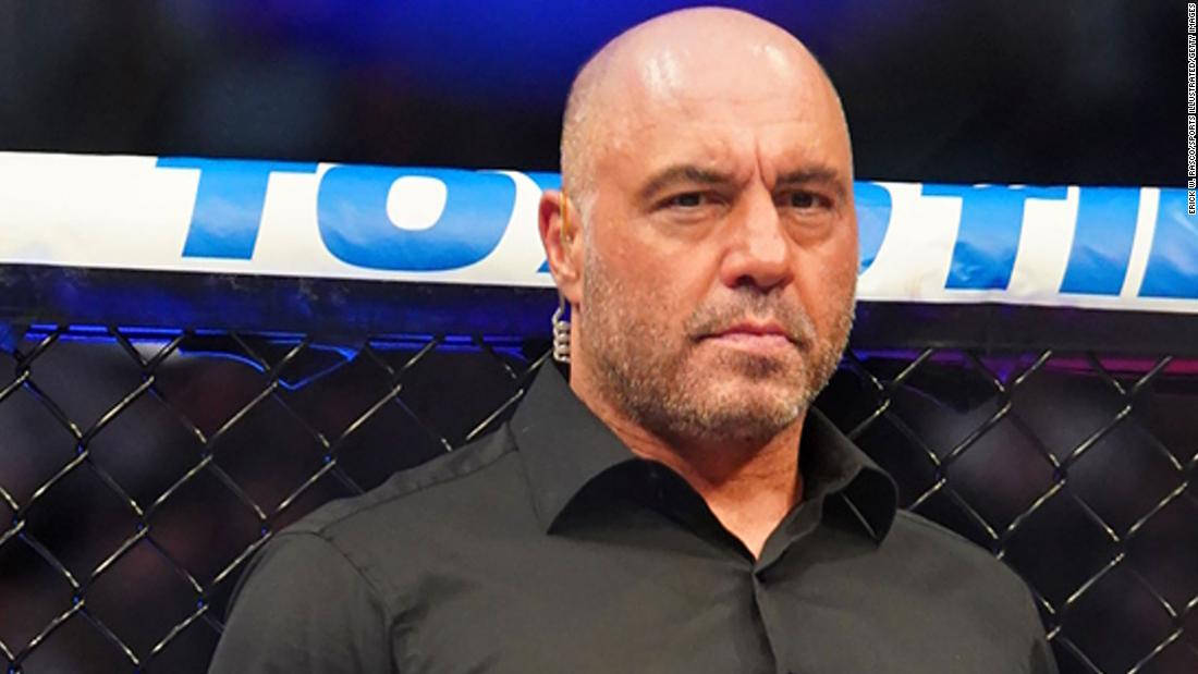 Joe Rogan On Octagon Background