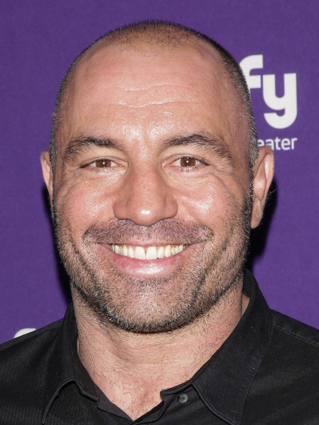 Joe Rogan On Red Carpet Background